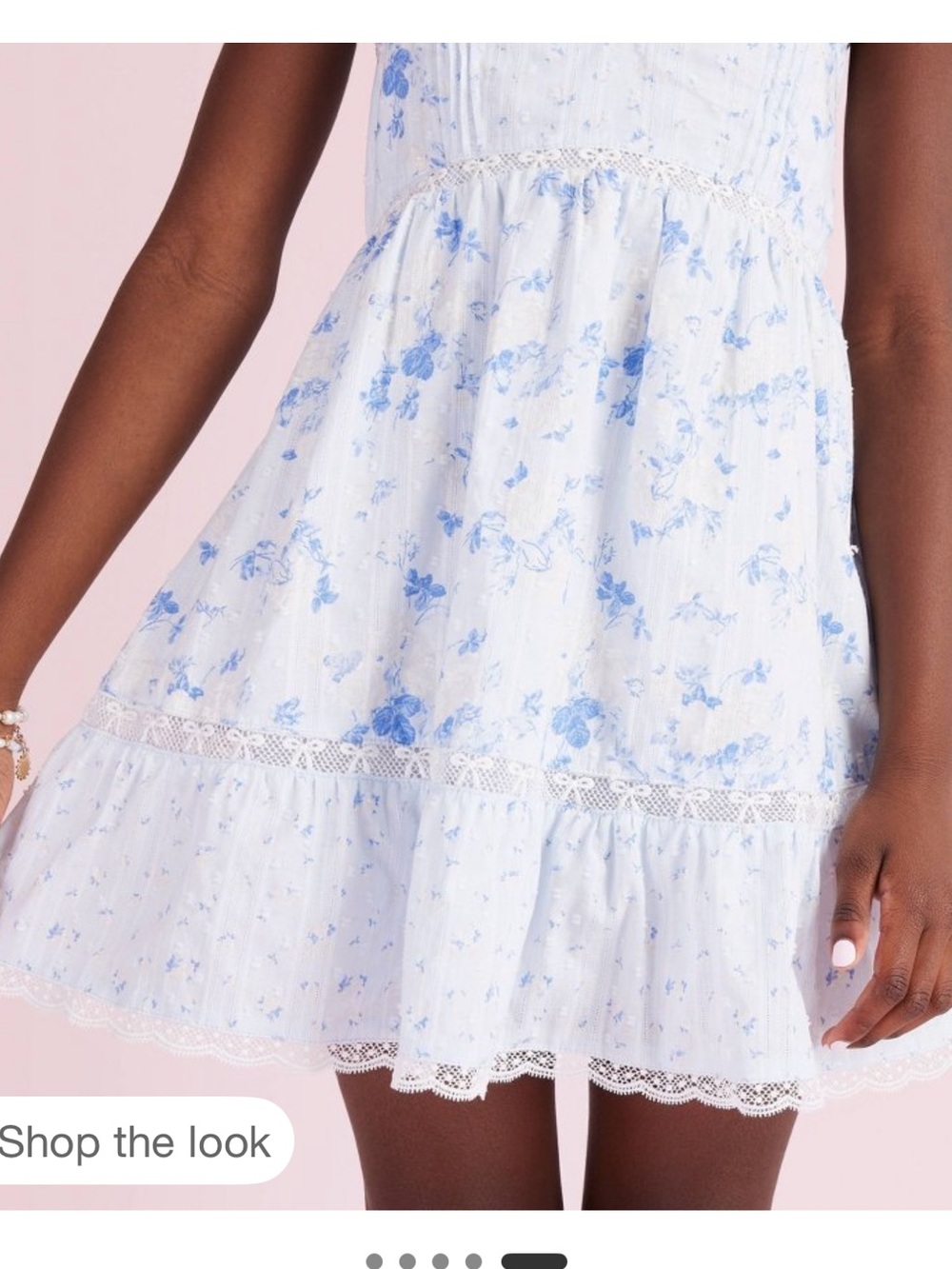 NWT LoveShackFancy x target Girls' Annabelle Budding Florals Halter Dress Sz 12 - Picture 3 of 3